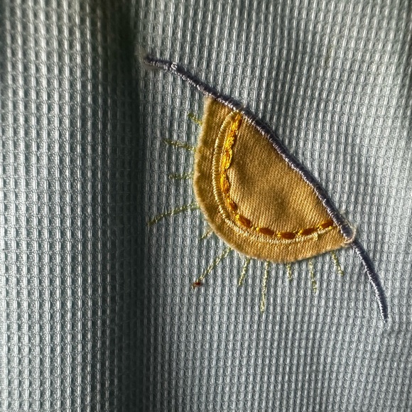 Karela Kids Blue Fish Dress Size 6 Months Made in Colombia - Picture 3 of 9